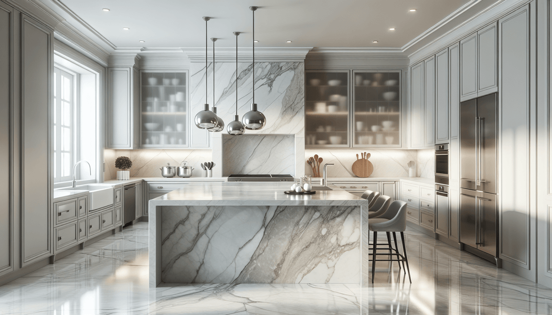 Elevate Spaces with Light Grey Marble Countertops: A Luxe Choice - Zicana Boutique