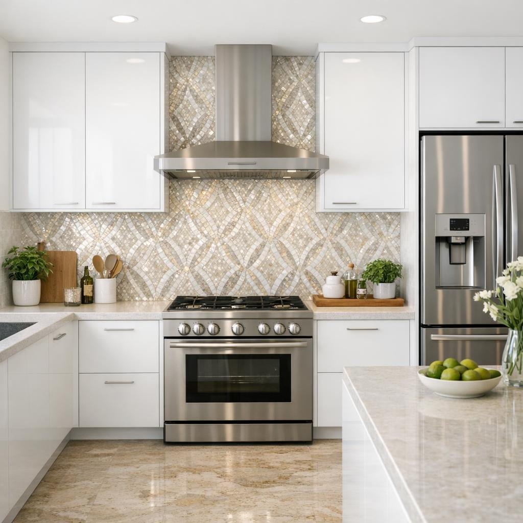 Elevate Spaces with Lucente Dune Diamond Terrazzo Mosaic - Zicana Boutique