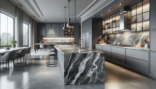 Elevate Spaces with Luxe Gray Marble Countertops Solutions - Z Boutique by Marble Couture