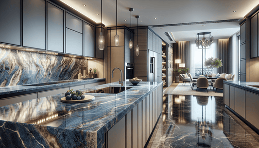 Elevate Spaces with Luxurious Blue Granite from Zicana Boutique - Z Boutique by Marble Couture