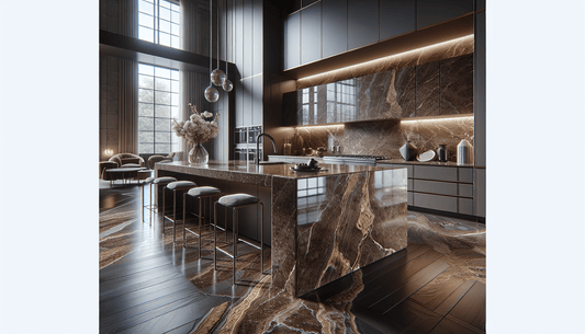 Elevate Spaces with Luxurious Brown Granite Slabs - Z Boutique by Marble Couture