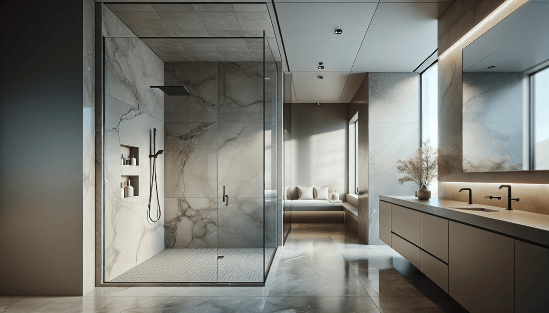 Elevate Spaces with Luxurious Cambria Quartz Shower Wall Solutions - Z Boutique by Marble Couture