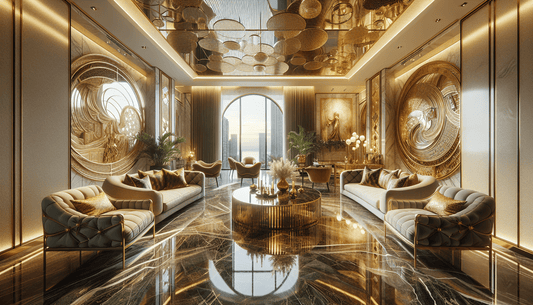 Elevate Spaces with Luxurious Gold Marble and Granite - Z Boutique by Marble Couture