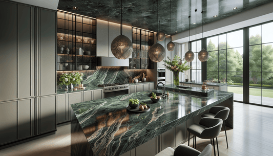 Elevate Spaces with Luxurious Green Granite Countertops - Z Boutique by Marble Couture