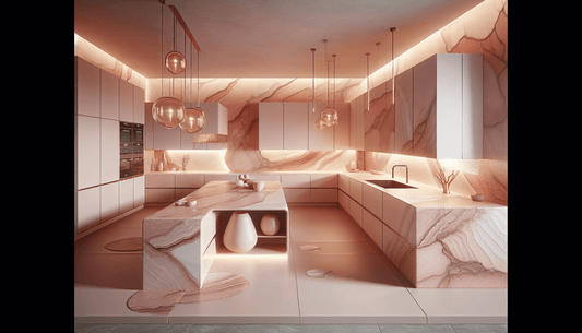 Elevate Spaces with Luxurious Pink Stone Countertops - Z Boutique by Marble Couture