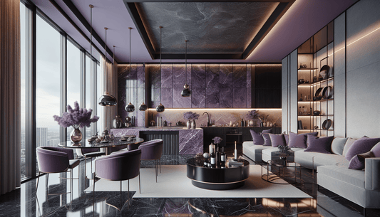 Elevate Spaces with Luxurious Purple Granite - Z Boutique by Marble Couture
