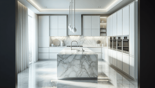 Elevate Spaces with Luxurious White Marble Kitchen Countertops - Z Boutique by Marble Couture