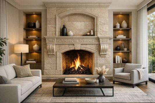 Elevate Spaces with Luxury Fireplaces Stone Solutions - Zicana Boutique