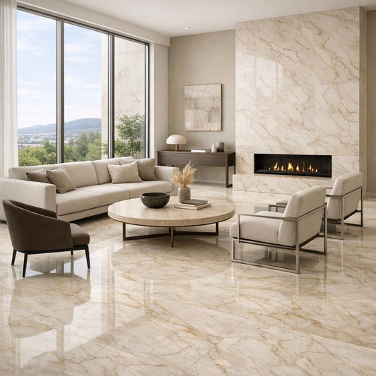 Elevate Spaces with Marble Aubisque Florim: A Professional's Guide - Zicana Boutique