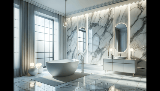 Elevate Spaces with Marble Effect Porcelain Slabs Today - Zicana Boutique