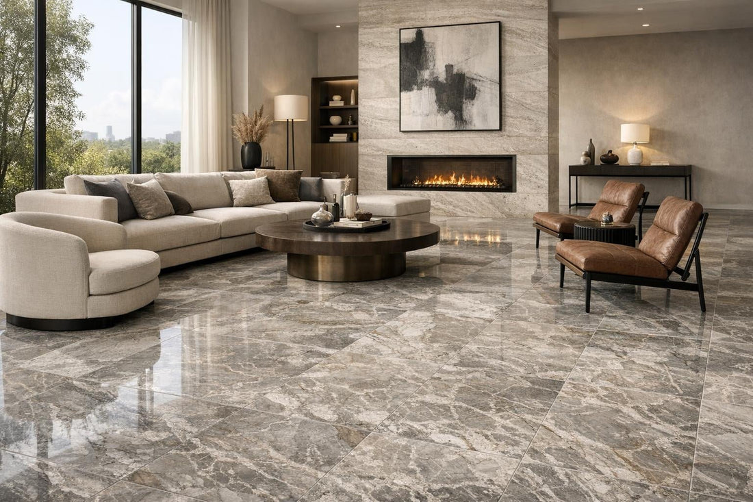Elevate Spaces with Nuovo Antico Grigio Toscana Marble Tile - Zicana Boutique