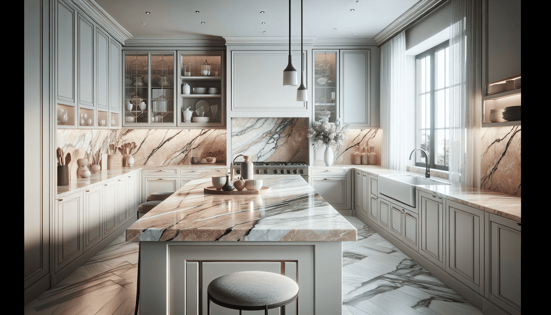 Elevate Spaces with Pink Marble Countertops: Luxurious Touch - Z Boutique by Marble Couture