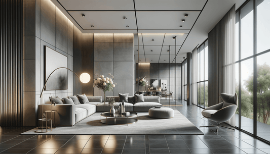 Elevate Spaces with Porcelain Slabs Dark Grey Elegance - Zicana Boutique