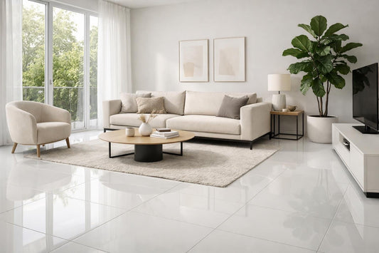 Elevate Spaces with Premium Tile Floor White Solutions - Zicana Boutique