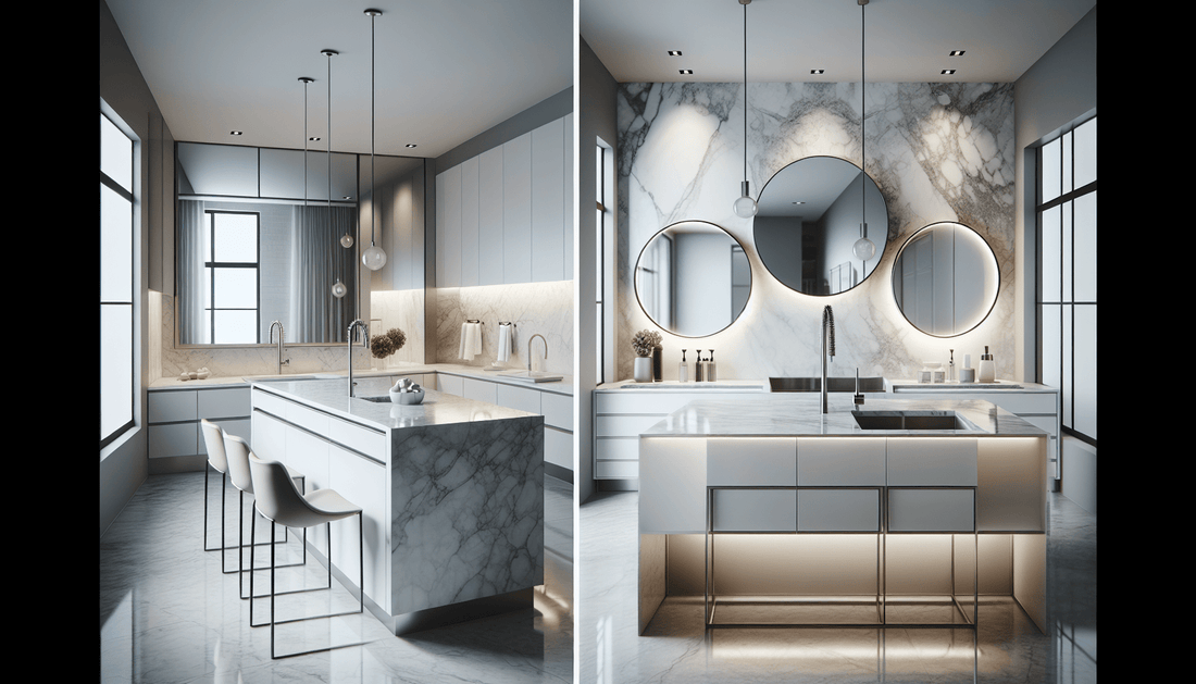 Elevate Spaces with Quartz Countertops and Carrara Marble Solutions - Z Boutique by Marble Couture