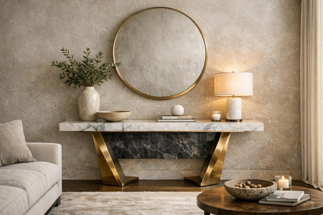 Elevate Spaces with Ravenna Console Table - Zicana Boutique - Zicana Boutique