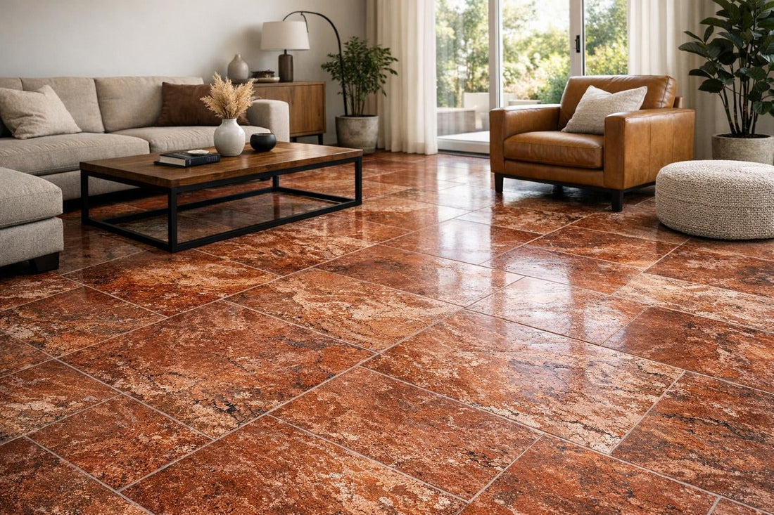 Elevate Spaces with Red Travertine Travertine Tile Solutions - Zicana Boutique