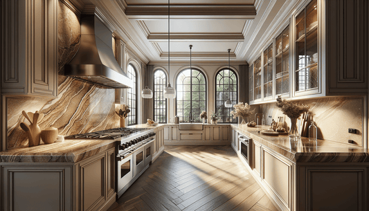 Elevate Spaces with Sienna Beige Granite Countertops - Z Boutique by Marble Couture