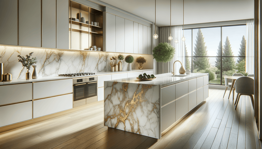 Elevate Spaces with Silestone Eternal Calacatta Gold Countertop - Zicana Boutique
