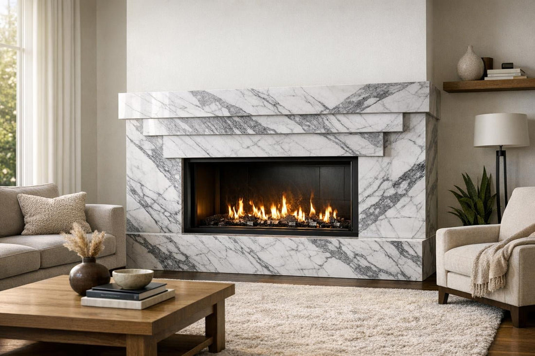 Elevate Spaces with Socrates Fireplace by Zicana Boutique - Zicana Boutique