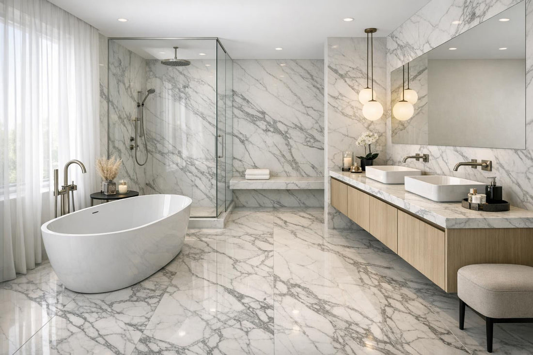 Elevate Spaces with Statuario Classici Florim Excellence - Zicana Boutique