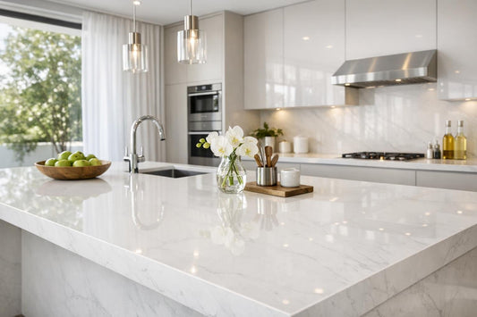 Elevate Spaces with Super White Vicostone at Zicana Boutique - Zicana Boutique
