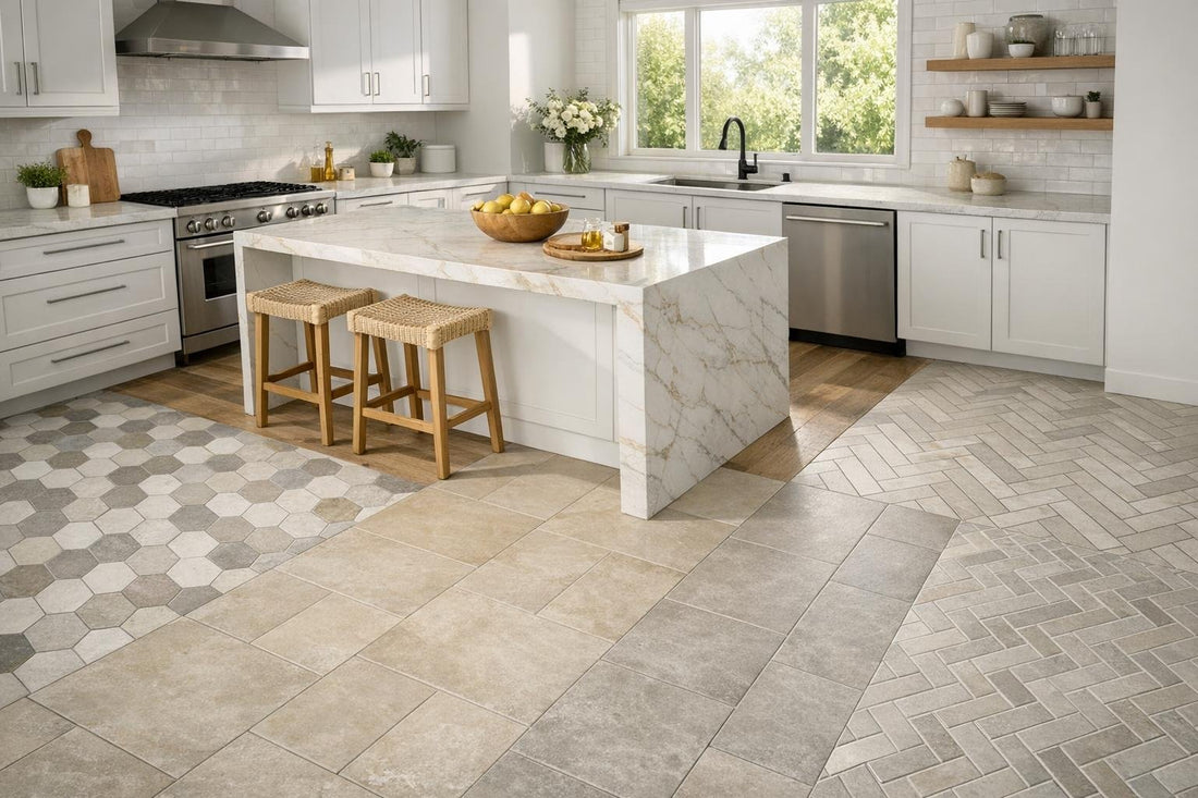 Elevate Spaces with Tile Kitchen Flooring Ideas - Zicana Boutique