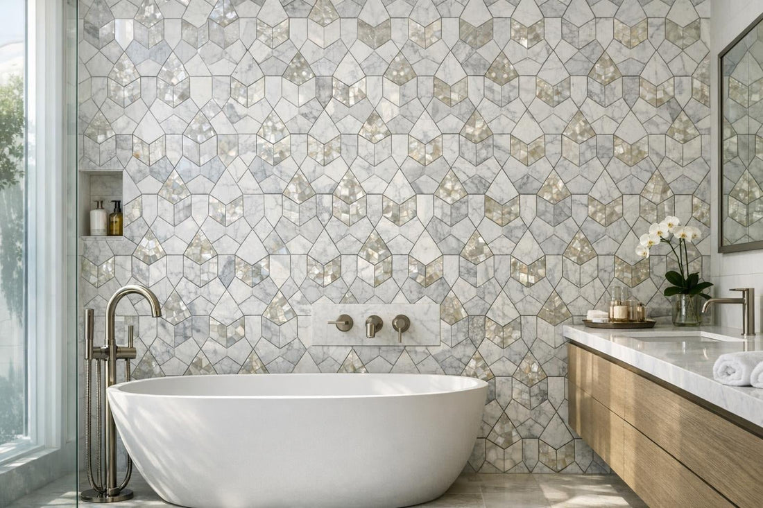Elevate Spaces With Transia Della Hexagon Marble Mosaic - Zicana Boutique