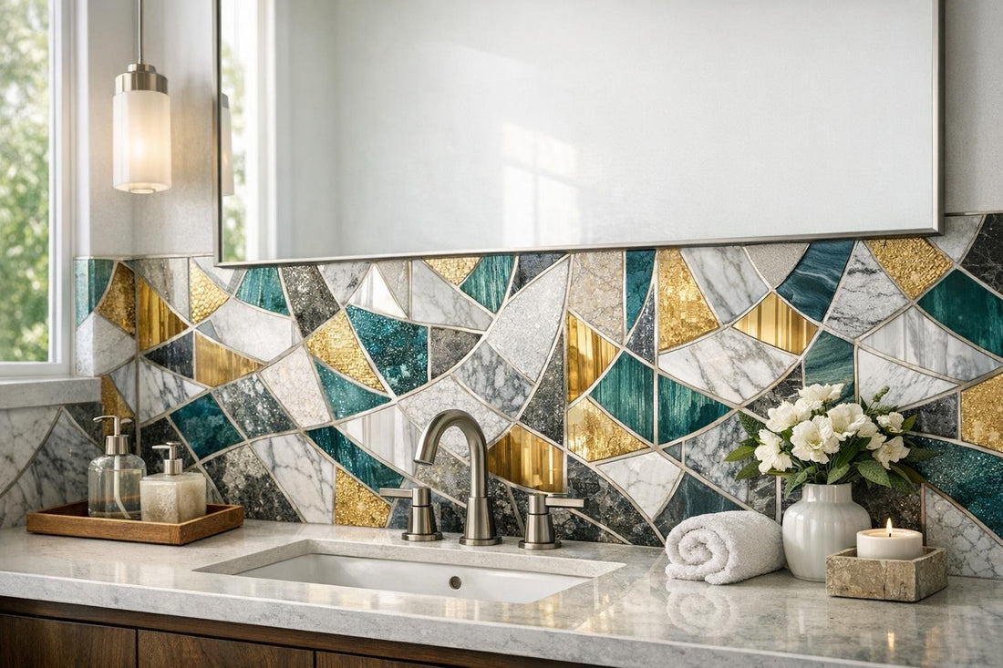 Elevate Spaces with Unique Bathroom Backsplash Solutions - Zicana Boutique