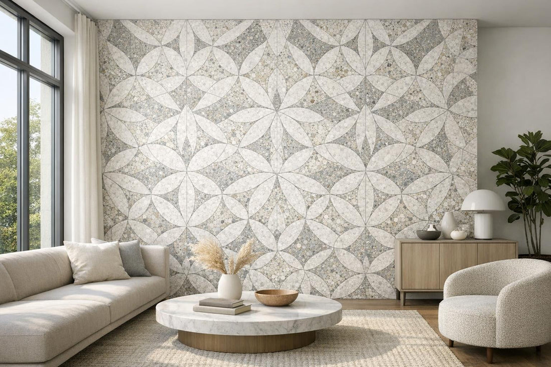Elevate Spaces with Ventella Aura Nube Terrazzo Mosaic - Zicana Boutique
