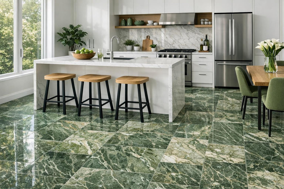 Elevate Spaces with Verde Reale Classico Artistic Tile - Zicana Boutique