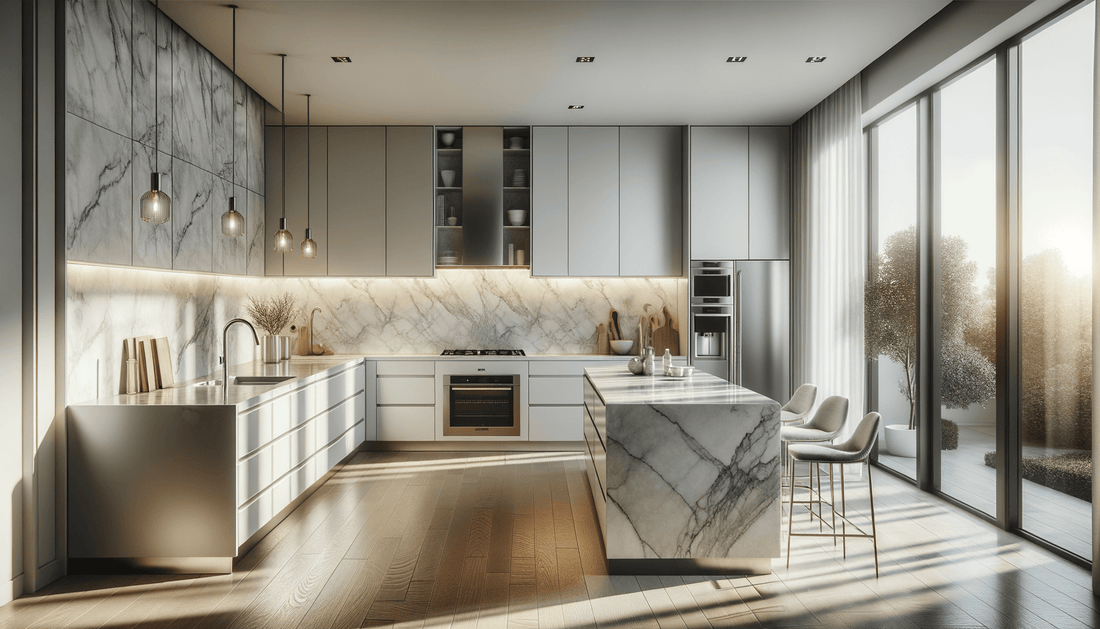 Elevate Spaces with Vicostone Quartz Argento by Zicana - Zicana Boutique