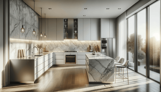 Elevate Spaces with Vicostone Quartz Argento by Zicana - Zicana Boutique