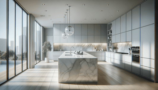 Elevate Spaces with Vicostone Quartz Crystal Ice Elegance - Zicana Boutique