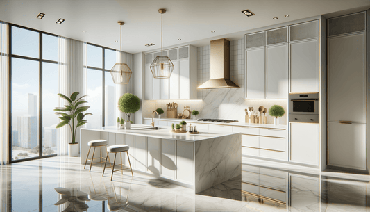 Elevate Spaces with Vicostone Quartz Onyx White Elegance - Zicana Boutique