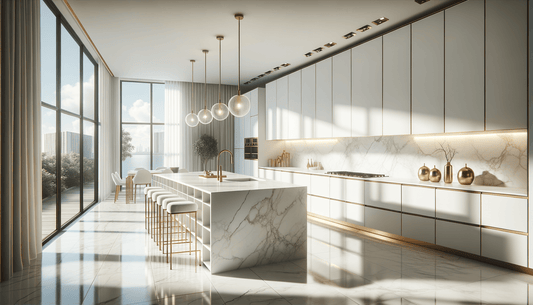 Elevate Spaces with Vicostone Quartz Onyx White Surfaces - Zicana Boutique