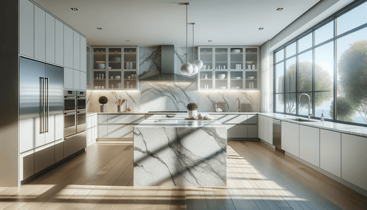 Elevate Spaces with Vicostone Statuario Quartz Elegance - Zicana Boutique