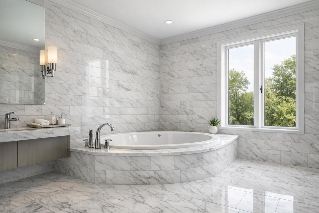 Elevate Spaces with Volakas Polished Marble Tiles - Zicana Boutique