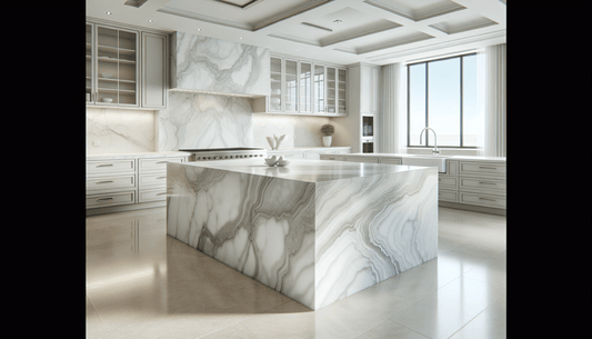 Elevate Spaces with White Princess Quartzite Countertops: Durability Meets Elegance - Z Boutique by Marble Couture