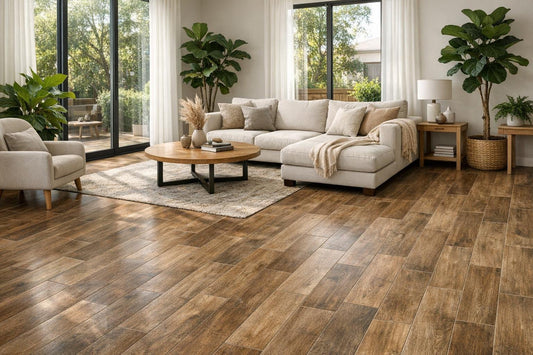 Elevate Spaces with Wood Look Porcelain Floor Solutions - Zicana Boutique