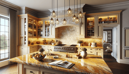 Elevate Spaces with Yellow Granite Kitchen Countertops: A Designer’s Guide - Zicana Boutique