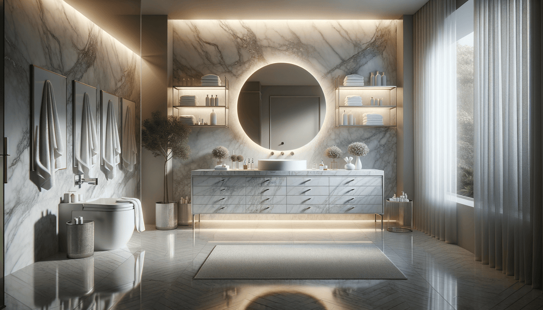 Elevate Spaces with Z-Boutique's Quartzite Vanity Collection - Zicana Boutique