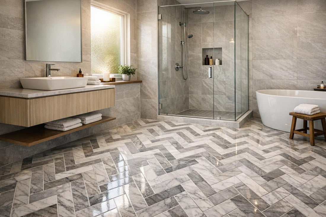 Elevate Spaces with Zicana's Bathroom Tile Flooring Tips - Zicana Boutique