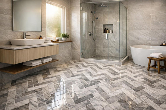 Elevate Spaces with Zicana's Bathroom Tile Flooring Tips - Zicana Boutique