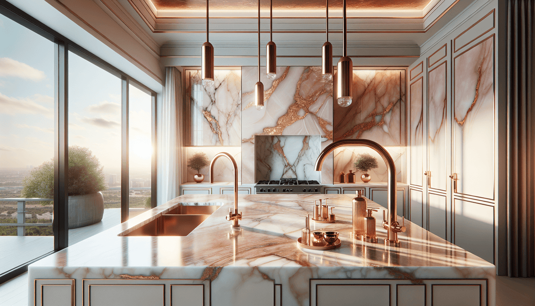 Elevate Spaces with Zicana's Luxurious Pink Marble Countertops - Z Boutique by Marble Couture