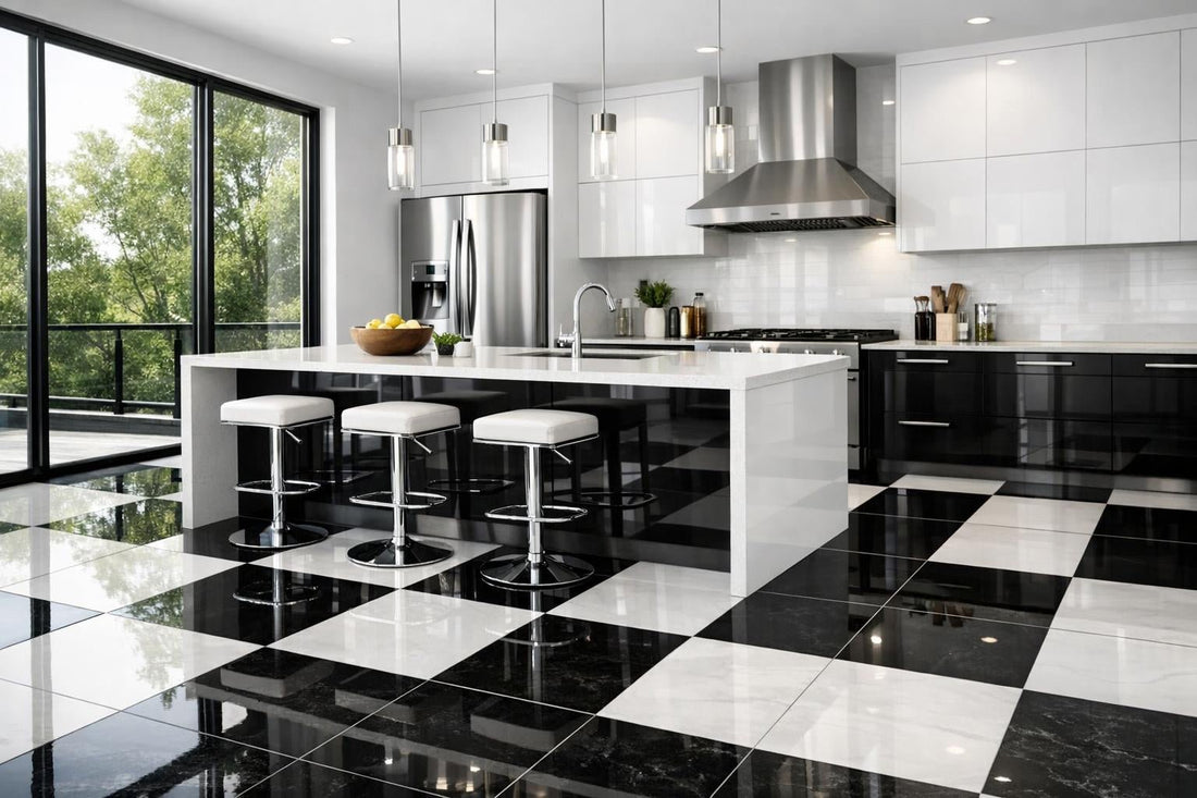 Elevate Spaces with Zicana's White and Black Tile Solutions - Zicana Boutique