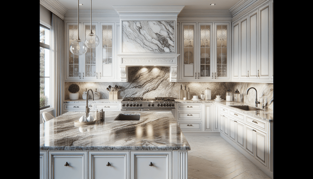 Elevate White Cabinets with Luxurious Granite Countertops Solutions - Zicana Boutique