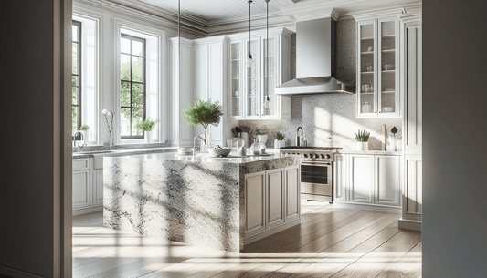 Elevate White Kitchens with Luxurious Granite Countertops - Z Boutique by Marble Couture