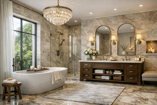 Elevate Your Bathroom Design with Luxurious Stone Tiles - Zicana Boutique