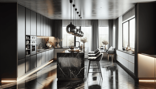 Elevate Your Kitchen: Black Granite Countertops for Timeless Elegance - Z Boutique by Marble Couture